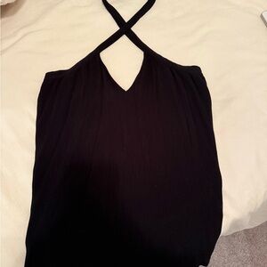REVOLVE Black Halter Top